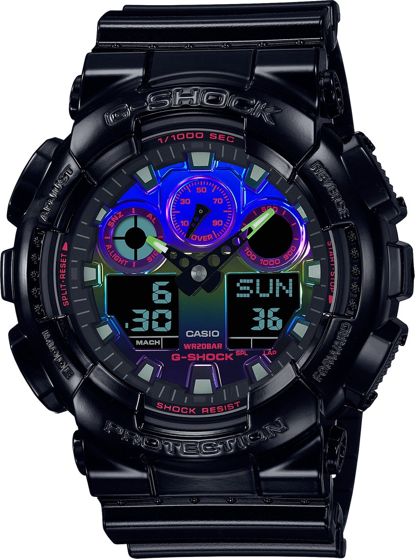 

Наручные часы Casio G-Shock GA-100RGB-1A