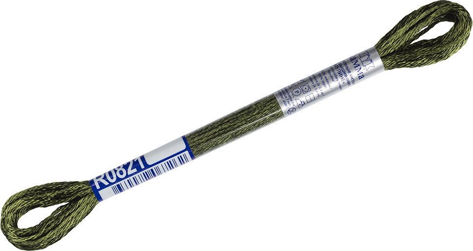 

Нитки для вышивания Gamma Мулине R0821 8 м (хаки)