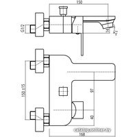 Смеситель Valvex Loft Gold 2455810