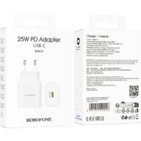Сетевое зарядное Borofone BA82A (белый) в Гродно