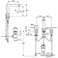 Смеситель Kludi Ameo 413930575