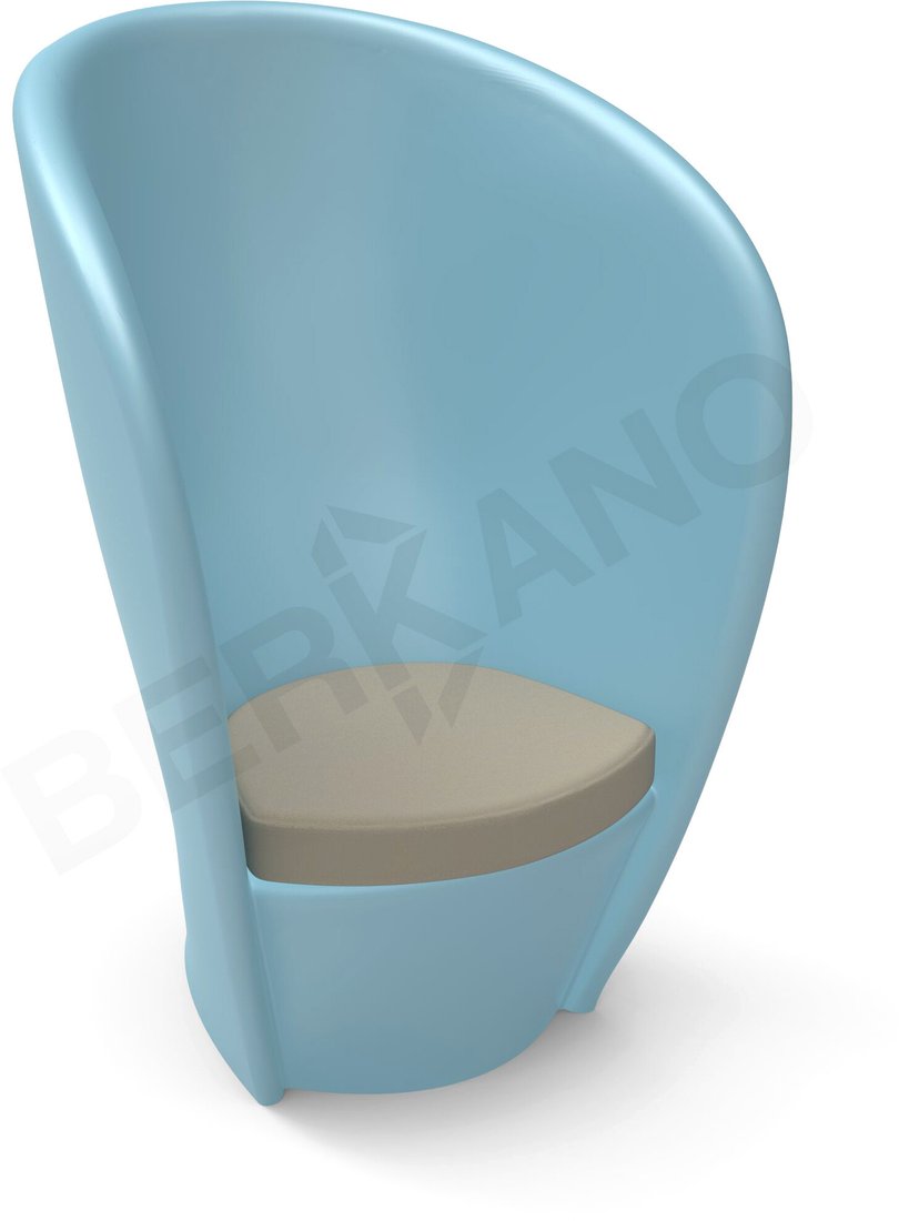 

Кресло Berkano Harmony 230_041_20 (бирюзовый/кофейный)