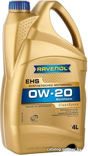 Моторное масло Ravenol EHS 0W-20 4л
