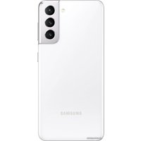 Телефон Samsung Galaxy S21 5G SM-G991B/DS 8GB/128GB Восстановленный by Breezy, грейд C (белый фантом)