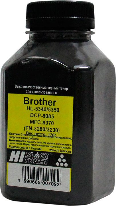 

Тонер Hi-Black для Brother HL-5340/5350/DCP-8085/MFC-8370 (TN-3280/3230) 120 г