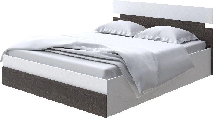 Кровать PROxSON Milton с ПМ 120x200 (белый/дуб кантербери)