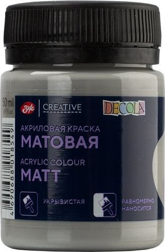 Акриловая краска Невская палитра Декола 14328814 (50 мл, 814 серая)