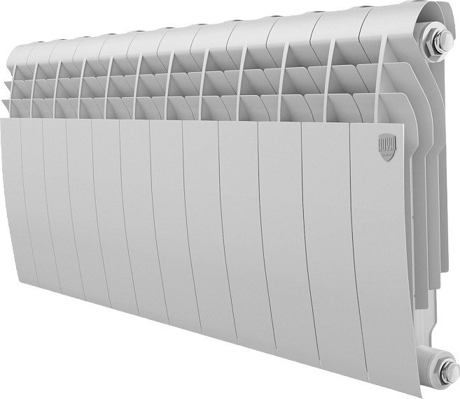Биметаллический радиатор Royal Thermo Biliner 350 Белый (12 секций)