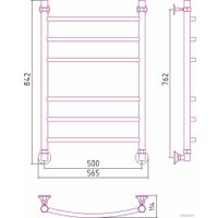 Полотенцесушитель Сунержа Аксиома-20 80x50 00662-8050 в Борисове
