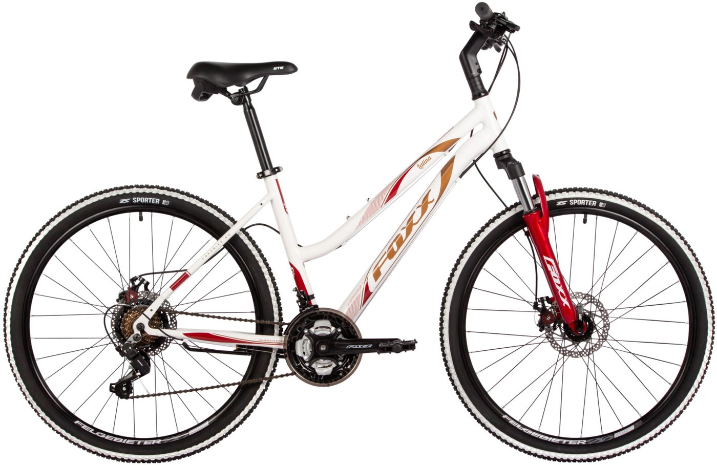 

Велосипед Foxx Latina 26 р.15 2025 26SHD.LATINA.15WH5 (белый)