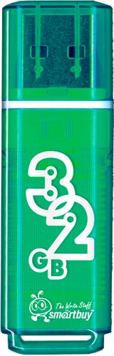 USB Flash SmartBuy Glossy Green 32GB (SB32GBGS-G)