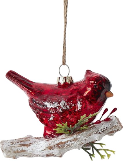 

Елочная игрушка Kurt S. Adler Kurt Christmas 2025 Красный кардинал T3674