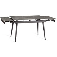 Кухонный стол TetChair Lord Grey 180x80x75 (серый/черный)