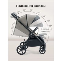 Коляска прогулочная «книга» Happy Baby Sensa (grey)
