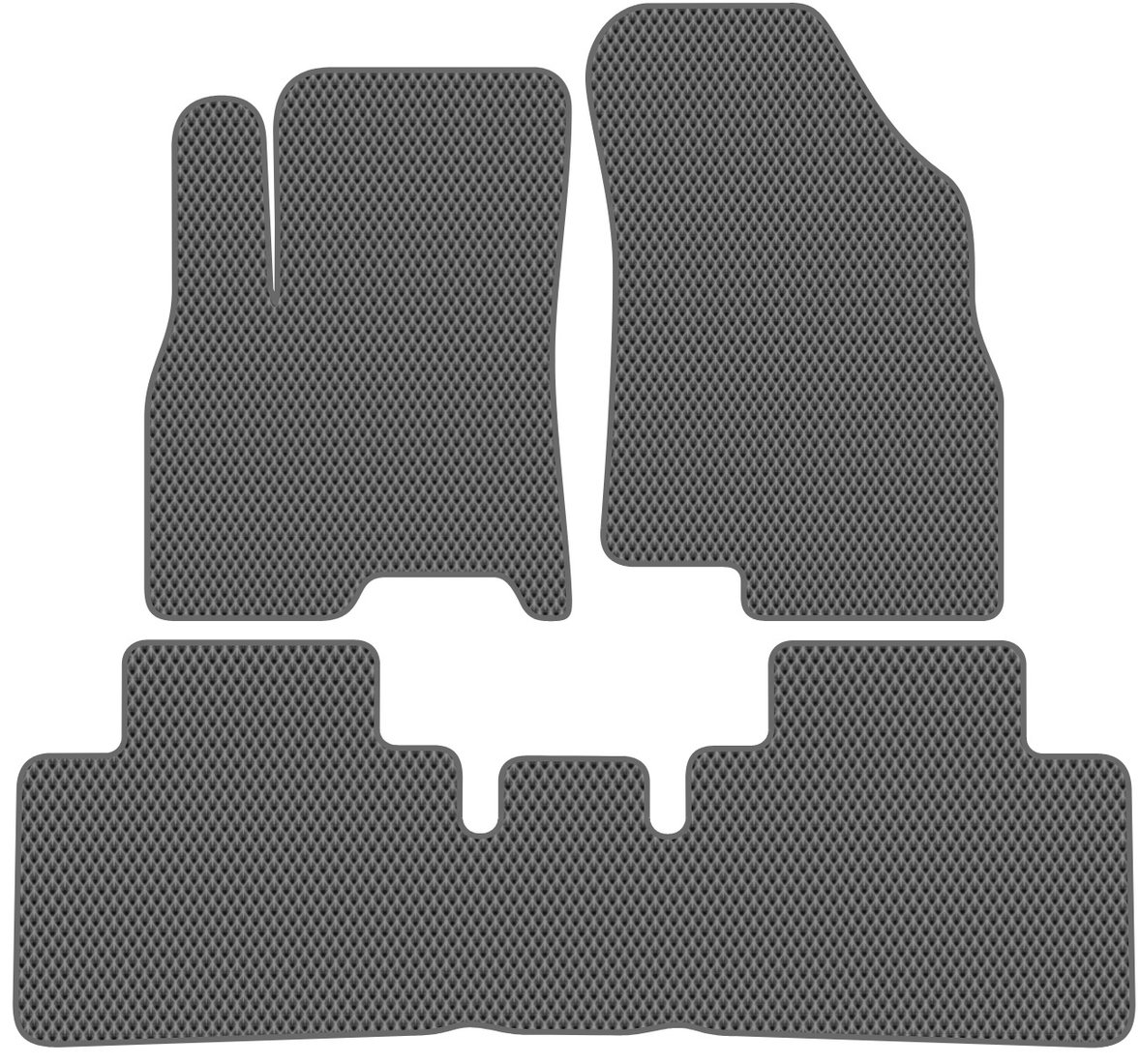 

Комплект ковриков для авто Alicosta Chery Tiggo 8 Pro I (suv 5 мест / SUV) 2021 - Н.В. (серый, ромб)