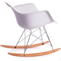 Кресло-качалка TetChair Cindy C1025A (белый 018/натуральный) в Лиде