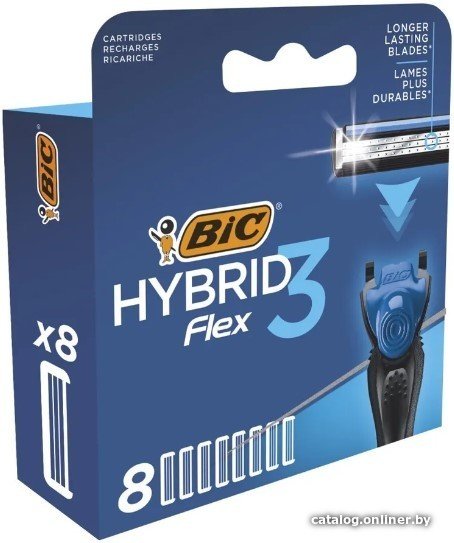 Бритвенный станок BIC Flex 3 Hybrid (8 шт)