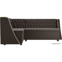 Угловой диван Лига диванов Лофт 104603 (левый, коричневый)