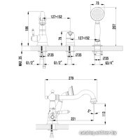 Смеситель Lemark Villa [LM4845B]