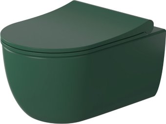 Унитаз подвесной Bocchi V-Tondo Rimless 1416-027-0129 (зеленый матовый) (без сиденья)