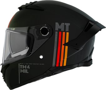 Мотошлем MT Helmets Thunder 4 SV MIL A11 (XXL, матовый черный)