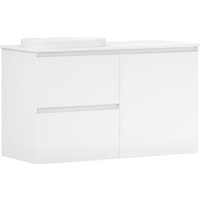  Belux Тумба под умывальник Luna НП 120-03 К (18, белый матовый)