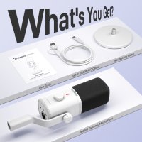 Проводной микрофон Maono PD100X (белый)