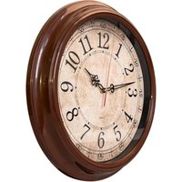 Настенные часы Бюрократ WallC-R77P35 (коричневый)