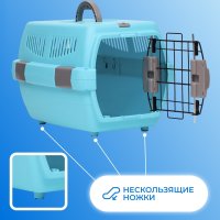 Переноска Sima-Land Неон 1726910 (голубой)