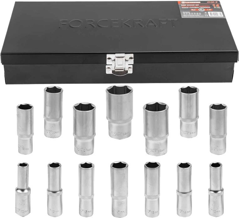 

Набор головок слесарных ForceKraft FK-4143-5 (58115)