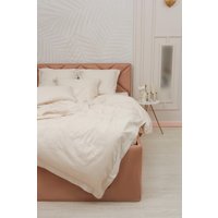 Евро комплект постельного белья Sofi De MarkO Моне Евро 2н Евро-СС-М-кр (кремовый)