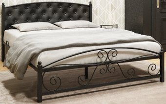 Кровать ИП Князев Бали 160x190 (черный)