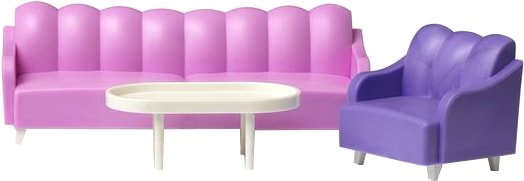 

Аксессуары для кукольного домика Lundby Базовый набор для гостиной 60305400