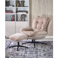 Кресло-глайдер Halmar Pesto (бежевый)