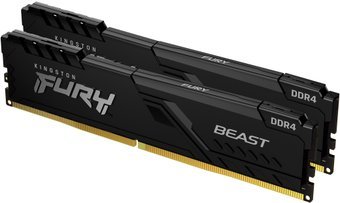 

Оперативная память Kingston FURY Beast 2x8GB DDR4 PC4-28800 KF436C17BBK2/16