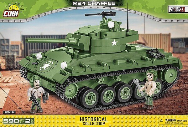 

Конструктор Cobi M24 Chaffee 2543 Танк M24 Chaffee