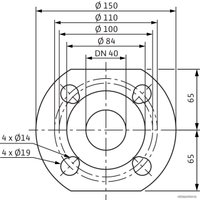 Циркуляционный насос Wilo TOP-S40/4