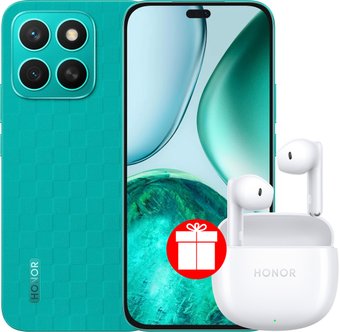 HONOR X8c ABR-LX1 6GB/128GB международная версия (зеленый) и наушники HONOR Earbuds X6 по акции