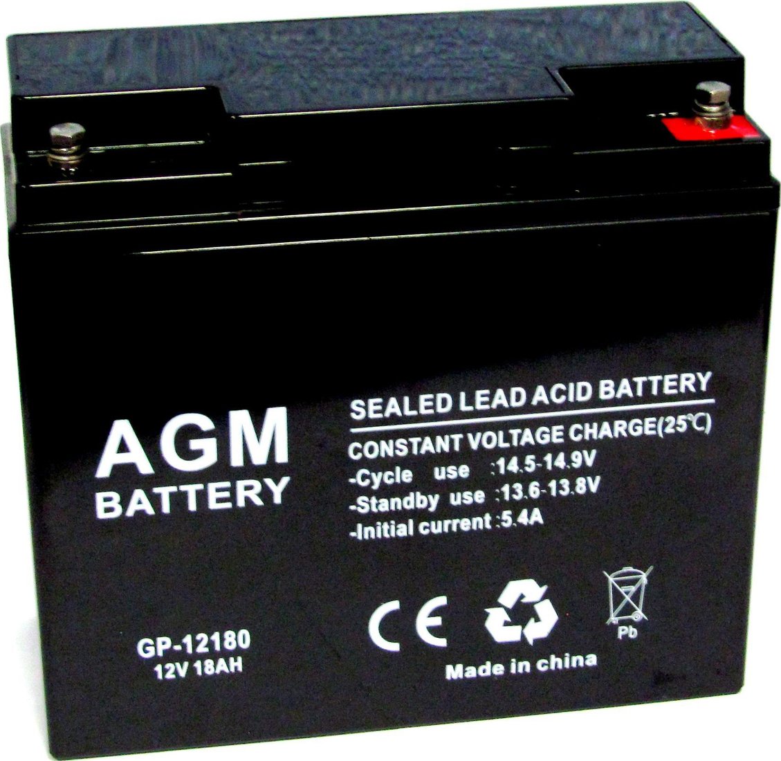 

Аккумулятор для ИБП AGM Battery GP 12180 (12В/18 А·ч)