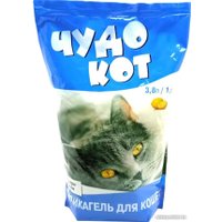 Наполнитель для туалета Чудо Кот Силикагелевый Лимон (1.6 кг/3.8 л)
