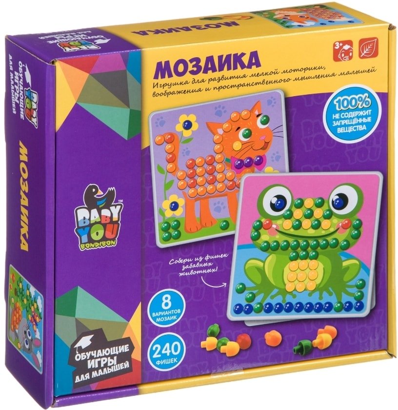 

Мозаика/пазл Bondibon Baby You ВВ2870