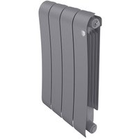 Биметаллический радиатор Royal Thermo Infinity 500 Silver Satin (4 секции)