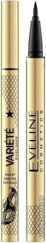 Подводка-фломастер Eveline Cosmetics Variete Waterproof Eyeliner Ultra Black Super Lasting