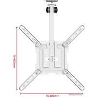 Кронштейн для телевизора UniTeki LCD3440CBW (белый)
