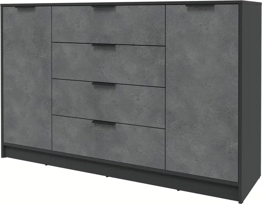 

Тумба Интерлиния Концепт КТ-Т160 (бетон портленд/антрацит)