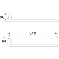 Держатель для полотенца Shevanik SG5707G