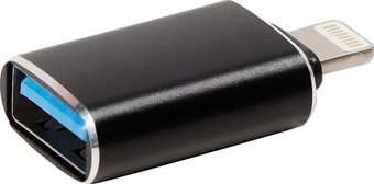 Адаптер SmartBuy A253 USB Type-A - Lightning (черный)