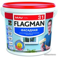 Краска Flagman ВД-АК-1031 11л (белый)