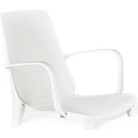 Стул с подлокотниками Sheffilton SHT-S76 (белый/белый муар)