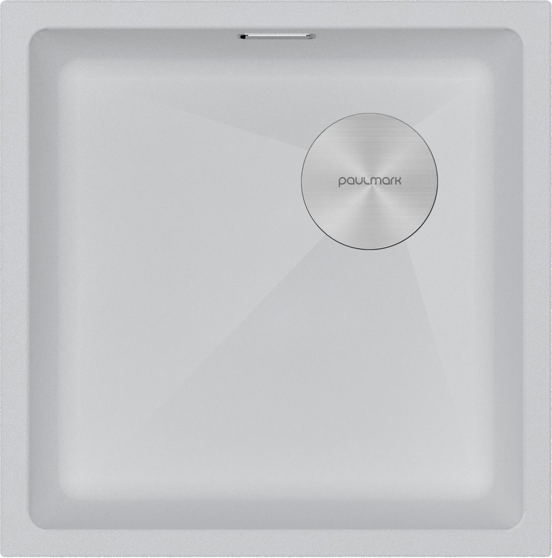 

Кухонная мойка Paulmark IT-Granit Lumi 45 Uni-Skew LU45SK-WH